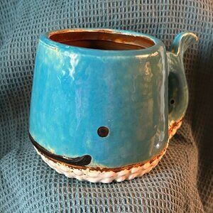 NWT Ceramic Smiling Whale Mug